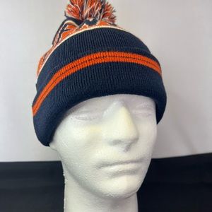 Carbon Elements knitted vintage style Denver broncos hat with Pom.